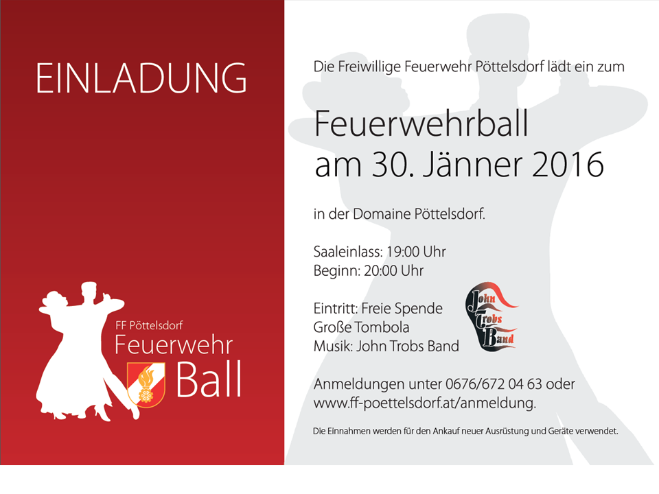 Einladung FW-Ball 2016